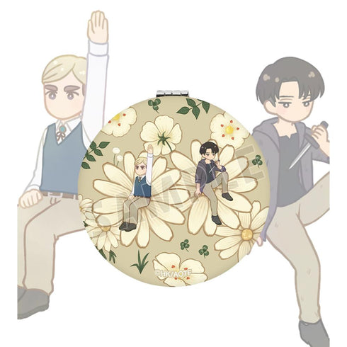 『進撃の巨人』エルヴィン&リヴァイ Botania 第2弾 折りたたみミラー【202503再販】